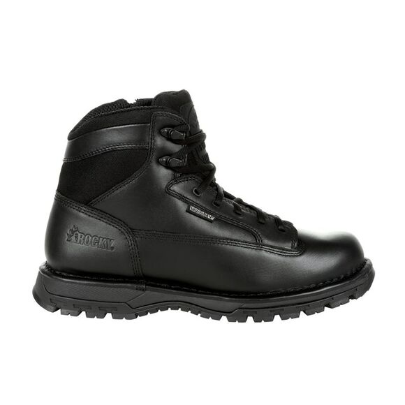 Rocky Other - Rocky Mens Portland 6" Size Zip Waterproof Black Boots (NWT)